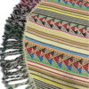 Authentic Persian Jajim Flat-Woven Striped Rug Arya