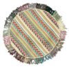 Authentic Persian Jajim Flat-Woven Striped Rug Arya