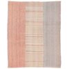 Authentic Persian Jajim Flat-Woven Striped Rug Tava
