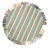 Authentic Persian Jajim Flat-Woven Striped Rug Zanbagh