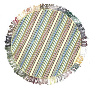 Authentic Persian Jajim Flat-Woven Striped Rug Zanbagh