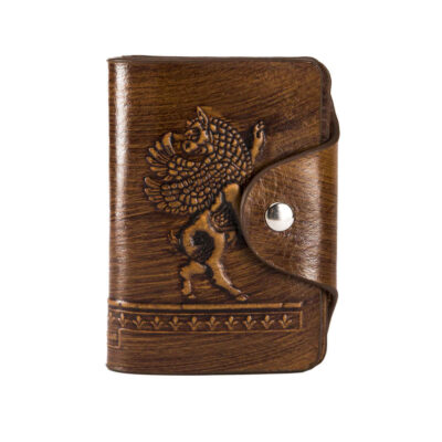 Persian Leather Keychain Model Achaemenian
