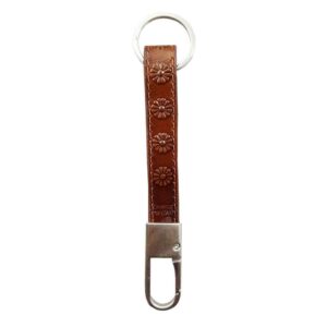 Persian Leather Keychain Model Floral