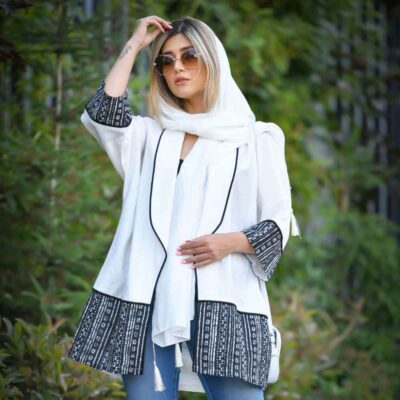 Stylish Persian Manto Aroosha with Modern Feminine Style