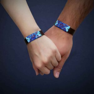 Leather & Copper Bracelet Minakari – Artistic Raika