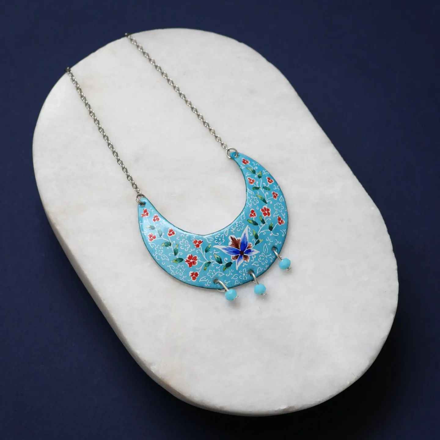 Persian Minakari Jewelry Set Model Nil