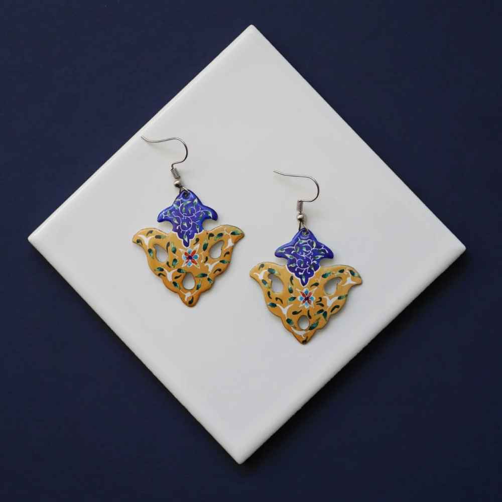 Persian Minakari Jewelry Set Model Taban