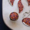 Persian Minakari Jewelry Set Model Toranj