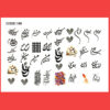 Persian Nail Stickers - Tamana Pattern