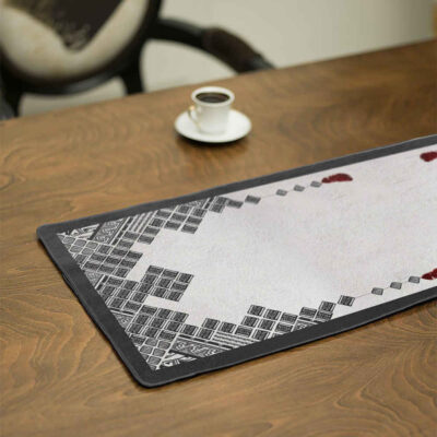 Persian Elegance Velvet Table Runner Model Ronak