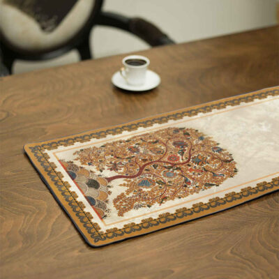 Persian Elegance Velvet Table Runner Model Shima