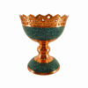Decorative Bowl Persian Artisan-Crafted Turquoise Inlay Lina