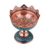Decorative Bowl Persian Artisan-Crafted Turquoise Inlay Ronika