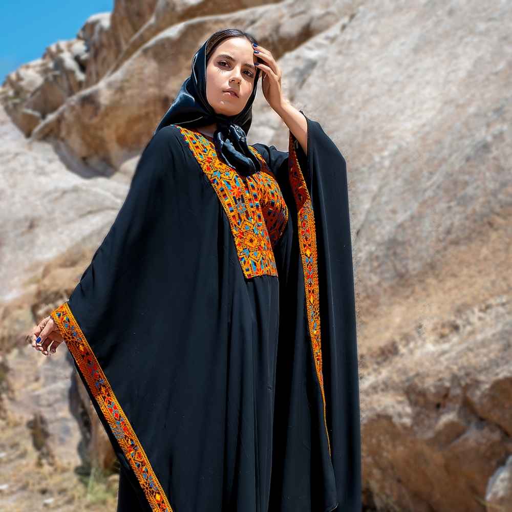 Elegant Butterfly Abaya for Women – Persian-Inspired with Soft Fabric