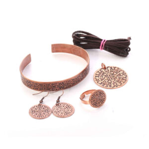 Copper Jewelry Set Model Eslimi