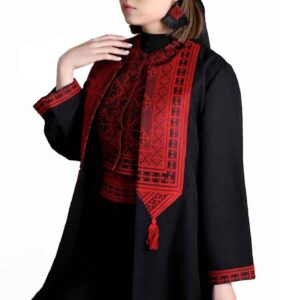 Set of Persian Manto, Pants & Vest Model Delina