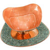 Decorative Bowl & Plate Persian Artisan-Crafted Turquoise Inlay