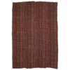 Authentic Persian Jajim Flat-Woven Striped Rug Ava