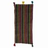 Authentic Persian Jajim Flat-Woven Striped Rug Golnar