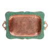 Handcrafted Persian Copper Tea & Coffee Set - Inlaid Turquoise Elina