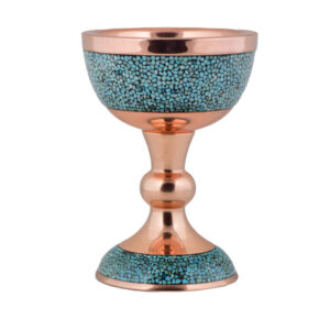 Decorative Bowl Persian Artisan-Crafted Turquoise Inlay Tanaz