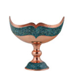 Turquoise Inlay Copper Bowl Model saghar