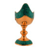 Turquoise Inlay Copper Bowl Model Kashkul
