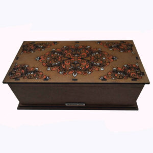 Salva Model Wooden Nut Organizer Box – Handcrafted Snack Storage