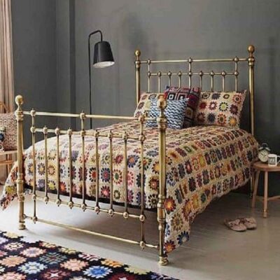 Cotton Crochet Bedspread – Afghan Style Colorful Blanket – Arezoo