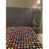 Cotton Crochet Bedspread – Afghan Style Colorful Blanket – Armita