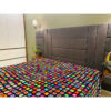 Cotton Crochet Bedspread – Afghan Style Colorful Blanket – Armita