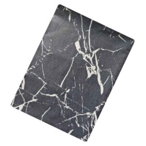 Cotton Double Flat Sheet – Soft & Durable, Marble