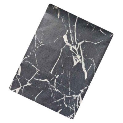 Cotton Double Flat Sheet – Soft & Durable, Marble
