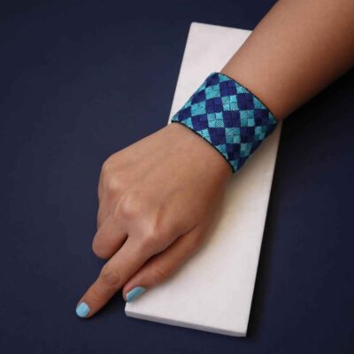 Persian Traditional Embroidered Cuff Bracelet – Aseman Model