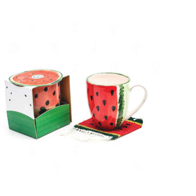 Treasured Persian Artisanal Mug and Coaster Gift Set