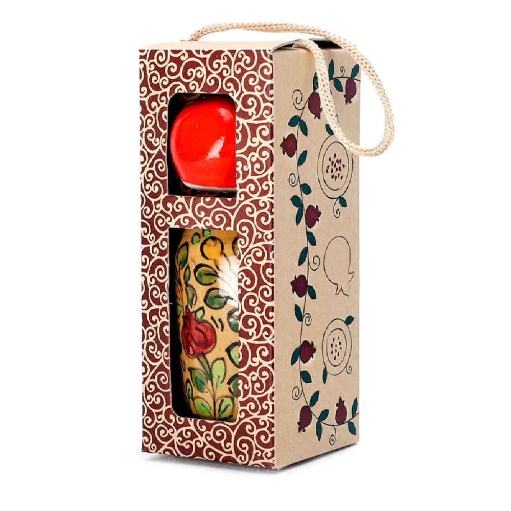 Treasured Persian Artisanal Gift Set Model Pomegranate