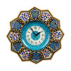 Handcrafted Persian Wooden Wall Clock - Khatam Marquetry Art, Elnaz