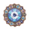 Handcrafted Persian Wooden Wall Clock - Khatam Marquetry Art, Lona