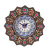 Handcrafted Persian Wooden Wall Clock - Khatam Marquetry Art, Razieh
