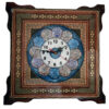 Handcrafted Persian Wooden Wall Clock - Khatam Marquetry Art, Yara