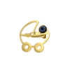 Safety Pin Brooch for Kids – Cradle Design for Newborns