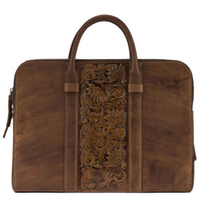 Persian Leather Briefcase – Khorshid Model