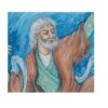 Original Persian Miniature Art Painting: Watercolor - Khayam by Rasoul Motamedi