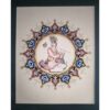 Original Persian Miniature Art Painting: Gouache on Cardboard - Banoo by Mohadeseh Asari