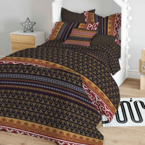 5-Piece Double-Sized Bed Linen Set – Flora