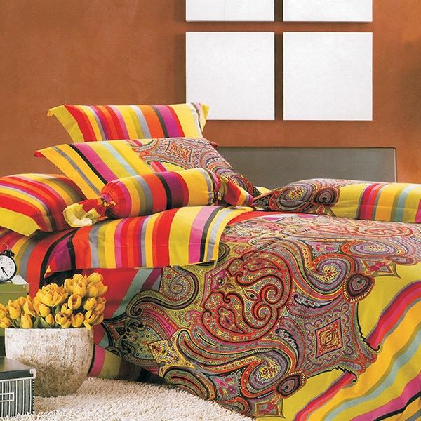 6-Piece Double-Sized Bed Linen Set – Carina