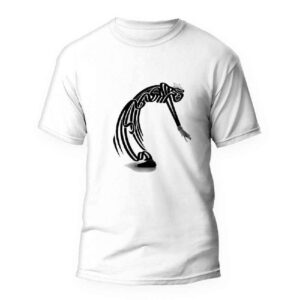 Persian Inspired T-Shirt Model Raghs Sama – Elegant Persian Dance Motif