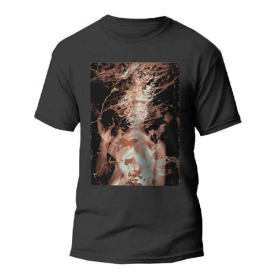 Persian Poetry Art T-Shirt Model Saib Tabrizi with Literary Inspired Graphic Design