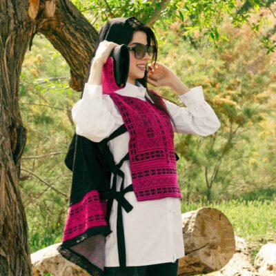 Persian Women's Vest with Elegant Reyhoon Persian Inspired Design