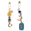 Set of 2 Islamic Safety Pin Brooches for Kids Khoda